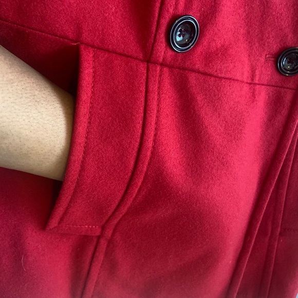 GAP Red Peacoat (Women’s) - Picture 5 of 7